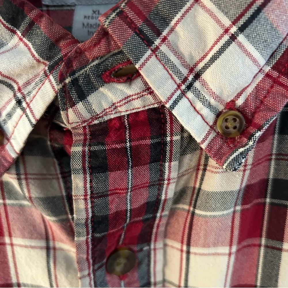 Carhartt Relaxed Fit Cotton Plaid Shirt. Size XL. - Picture 4 of 9